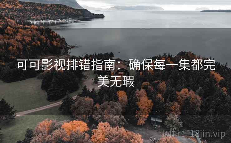 可可影视排错指南：确保每一集都完美无瑕